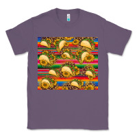 Lavender tacos and sunflowers with serape leopard background Classic Tee - BarkalooDesign