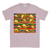Lilac tacos and sunflowers with serape leopard background Classic Tee - BarkalooDesign