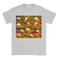 Moon Dust tacos and sunflowers with serape leopard background Classic Tee - BarkalooDesign