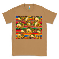 Toasted Coconut tacos and sunflowers with serape leopard background Classic Tee - BarkalooDesign
