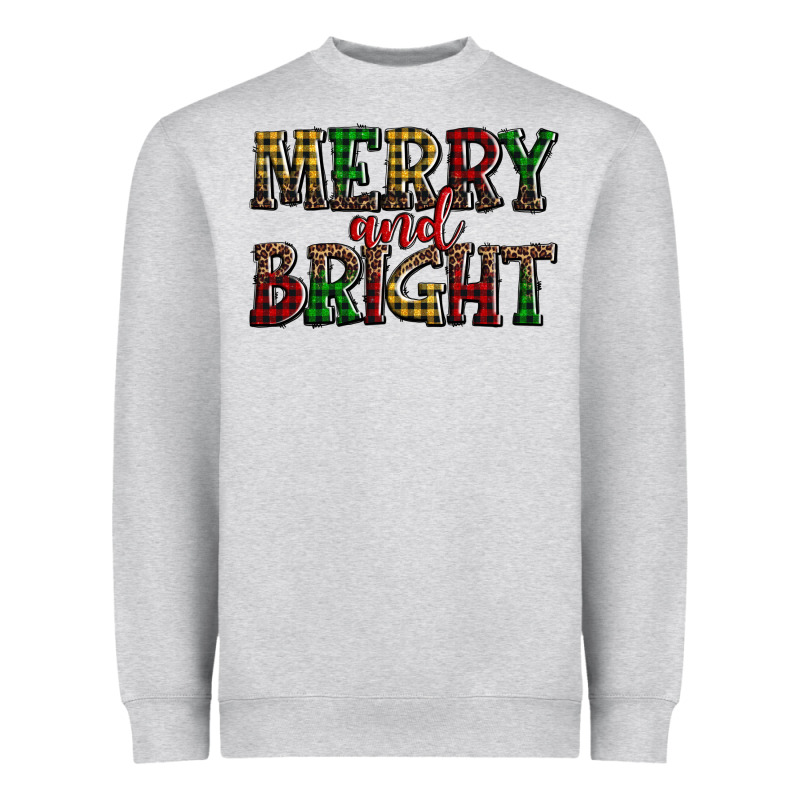 Merry And Bright Heavyweight Sweatshirt by AdoDesignShop | Teevron