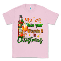 Bubblegum Pink take your vitamin c in christmas Classic Tee - AdoDesignShop