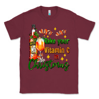Burgundy take your vitamin c in christmas Classic Tee - AdoDesignShop