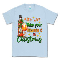 Dusty Blue take your vitamin c in christmas Classic Tee - AdoDesignShop