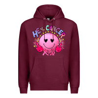 Burgundy hey cancer Premium Hoodie - JahusDesignShop