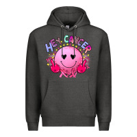 Charcoal Heather hey cancer Premium Hoodie - JahusDesignShop