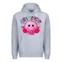 Heather Grey hey cancer Premium Hoodie - JahusDesignShop