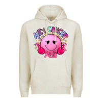 Oatmeal Heather hey cancer Premium Hoodie - JahusDesignShop