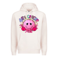 Pale Pink hey cancer Premium Hoodie - JahusDesignShop