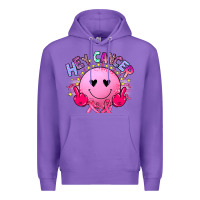 Purple hey cancer Premium Hoodie - JahusDesignShop