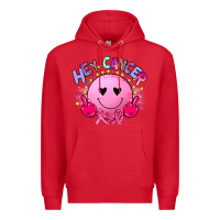 Red hey cancer Premium Hoodie - JahusDesignShop