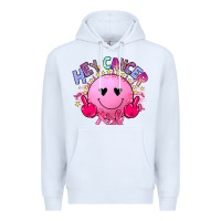 White hey cancer Premium Hoodie - JahusDesignShop