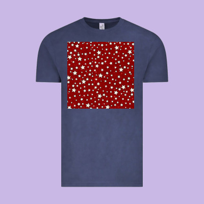 Glitter 4th Of July Seamless Pattern Vintage Tee Designed By Bundleandbundleshop