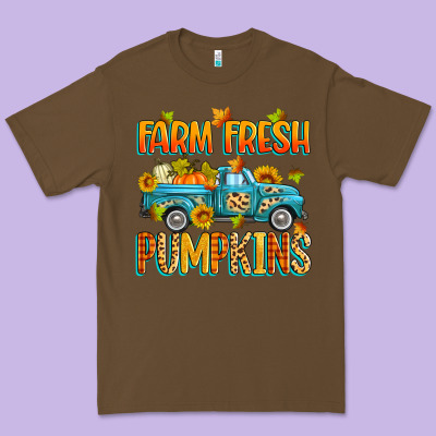Farm Fresh Pumpkins Premium Tee Designed By Zillion Design Studio
