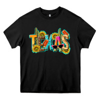 Black texas summer Heavy Core Tee - texasbilliewilder