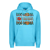 Ocean Blue Dog Mama Premium Hoodie - texasbilliewilder