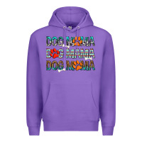 Purple Dog Mama Premium Hoodie - texasbilliewilder