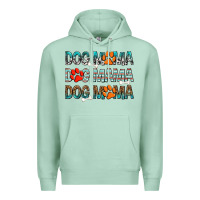 Seafoam Dog Mama Premium Hoodie - texasbilliewilder