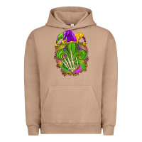 Pigment Burro Mardi Gras with skeleton hand Urban Hoodie - HowdyJamesFarm