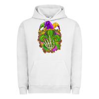 Pigment Lunar Rock Mardi Gras with skeleton hand Urban Hoodie - HowdyJamesFarm