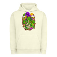 Mardi Gras With Skeleton Hand Urban Hoodie | Teevron