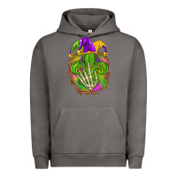 Pigment Tornado Mardi Gras with skeleton hand Urban Hoodie - HowdyJamesFarm