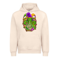 Sandshell Mardi Gras with skeleton hand Urban Hoodie - HowdyJamesFarm