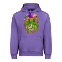 Tulip Mardi Gras with skeleton hand Urban Hoodie - HowdyJamesFarm