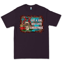 Plum just a girl who loves christmas Premium Tee - RanaPortraitStore