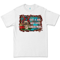 White just a girl who loves christmas Premium Tee - RanaPortraitStore