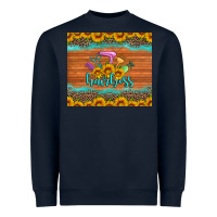 Navy hairboss 200z skinny sunflowers leopard hairdresser Heavyweight Sweatshirt - Artiststas