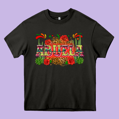 Abuela Heavy Core Tee Designed By Zillion Design Studio