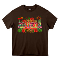 Chocolate Brown abuela Heavy Core Tee - Zillion Design Studio