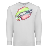 Dove Grey Pastel Color Easter Lips Premium Sweatshirt - Bettercallsaul
