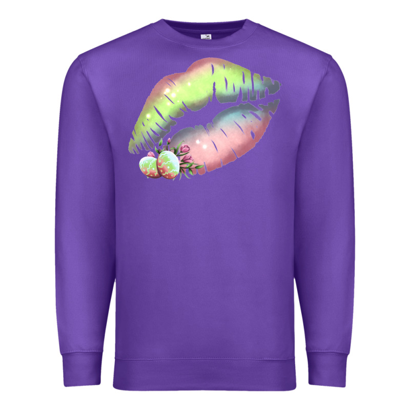 Pastel Color Easter Lips Premium Sweatshirt by Bettercallsaul | Teevron