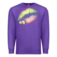 Purple Pastel Color Easter Lips Premium Sweatshirt - Bettercallsaul
