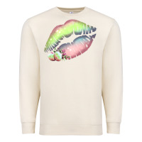 Sandshell Pastel Color Easter Lips Premium Sweatshirt - Bettercallsaul