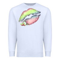 White Pastel Color Easter Lips Premium Sweatshirt - Bettercallsaul