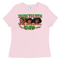 Bubblegum Pink juneteenth in my independence day Ladies Tee - texasbilliewilder
