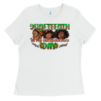 White juneteenth in my independence day Ladies Tee - texasbilliewilder