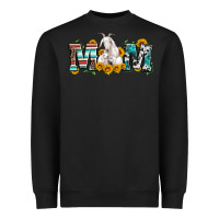 Black goat mom serape leopard cowhide goat family Heavyweight Sweatshirt - Artiststas