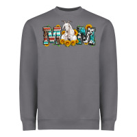 Storm goat mom serape leopard cowhide goat family Heavyweight Sweatshirt - Artiststas