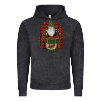 Vintage Black gnomes with coffee christmas Vintage Hoodie - RanaPortraitStore