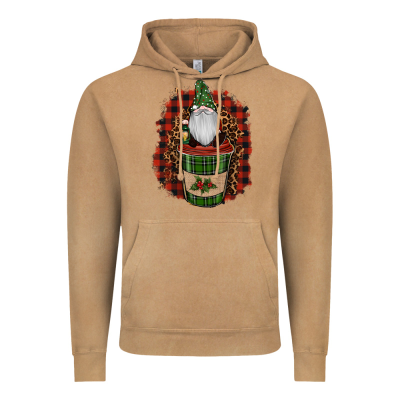 Gnomes With Coffee Christmas Vintage Hoodie by RanaPortraitStore | Teevron