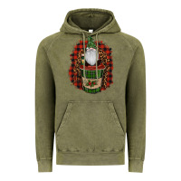 Vintage Olive gnomes with coffee christmas Vintage Hoodie - RanaPortraitStore