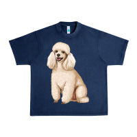 Navy standart poodle Urban Heavy Tee - Artiststas