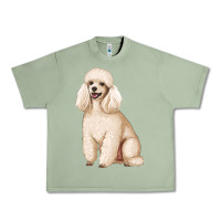 Oil Green standart poodle Urban Heavy Tee - Artiststas