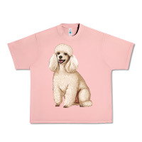 Salmon standart poodle Urban Heavy Tee - Artiststas
