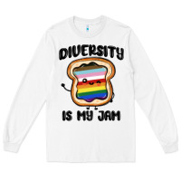 White diversity is my jam Long Sleeve Tee - MaliasSmallBusiness