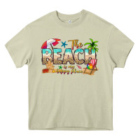 Mossy the beach is my happy place Heavy Core Tee - texasbilliewilder